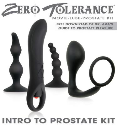 Zero Tolerance Intro To Prostate Kit With Movie And Lube