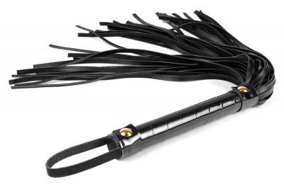 Faux Glossy Leather Flogger