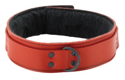 Spartacus  Red Leather Collar