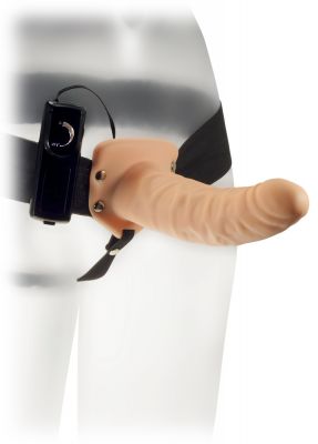 Kinx Extender Hollow Vibrating Strap On 6 Inch