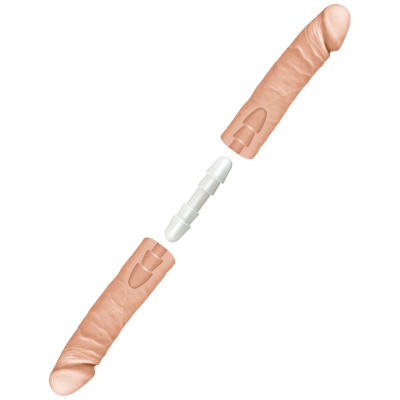 The D Double D Ultraskin Realistic Double Dong 16 Inch