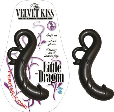 The Velvet Kiss Collection Little Dragon Silicone Dong Waterproof 5.25 Inch