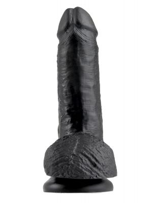King Cock Realistic Suction Cup Dildo With Balls