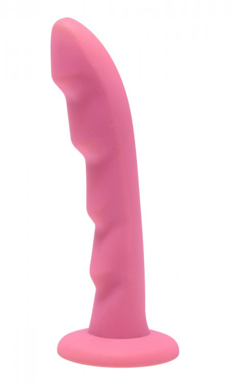 Ripples+Silicone+Flanged+Harness+Dildo