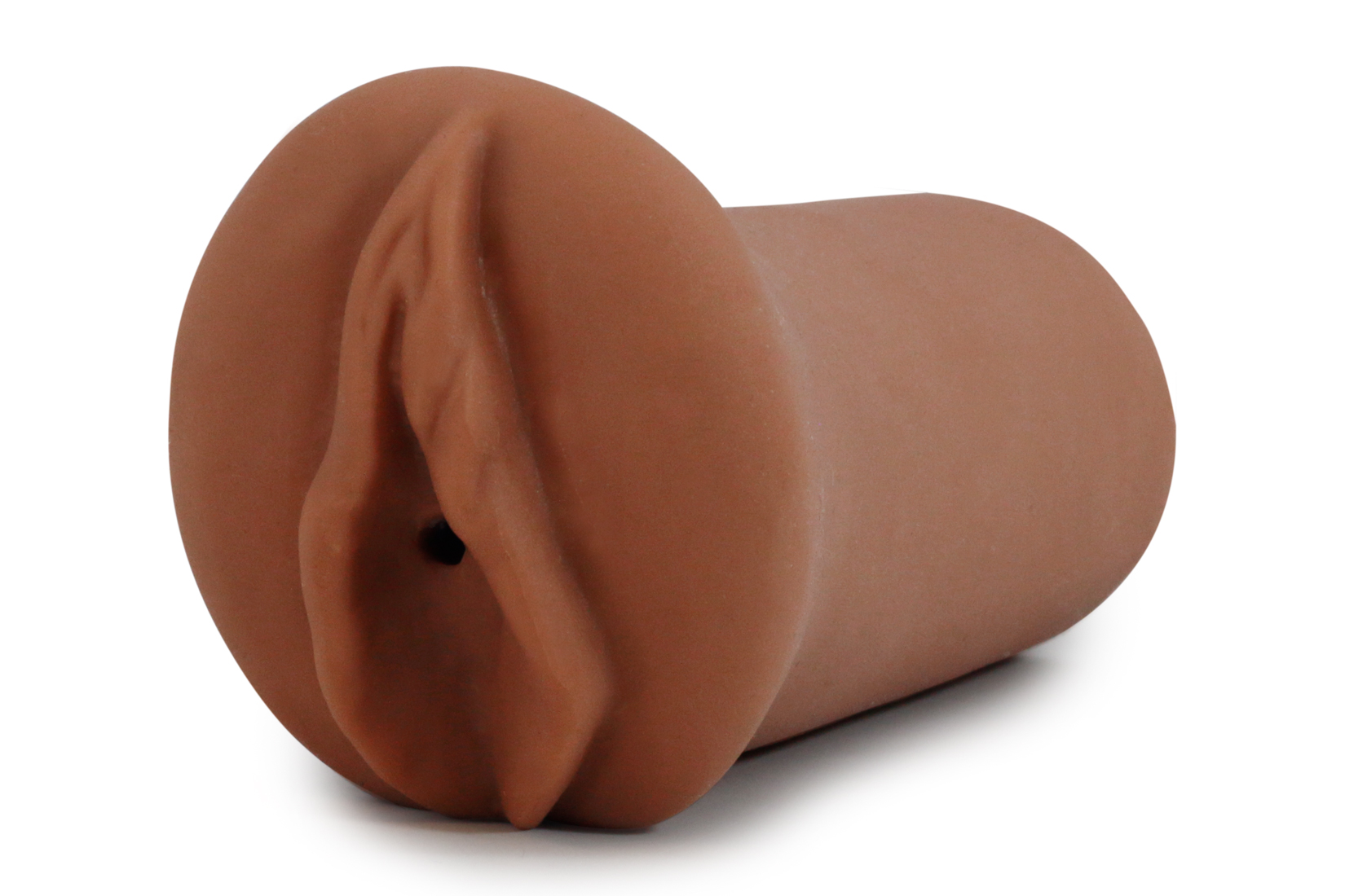 This palm sized representational stroker is shaped to look and feel like a vagina...
