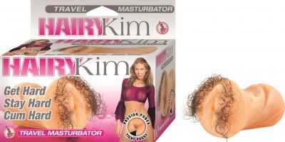 Hairy Kim Travel Pussy Masturbator Waterproof 5.5 Inch
