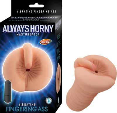 Always Horny Masturbator Vibrating Fingering Ass Waterproof 6.5 Inch