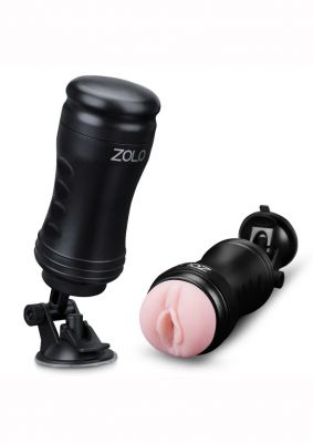 Zolo Solo Discreet Suction Mounted Textured Pussy Masturbator