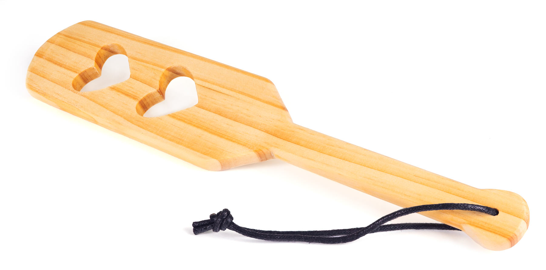 Wood+Paddle+With+2+Cutout+Hearts