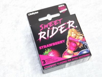 Sweet Rider Strawberry 3's Condoms