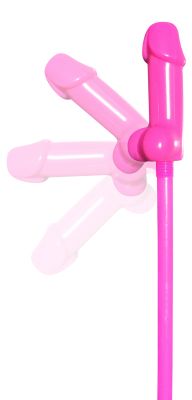 Bachelorette Party Favors  Bendable Pecker Straws  Pack of 8