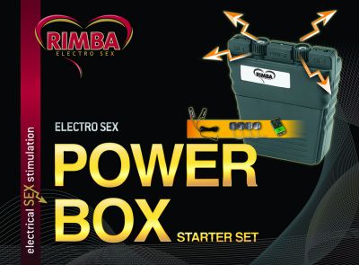 Electro Sex Stimulation Power Box Set Manual Tens Unit