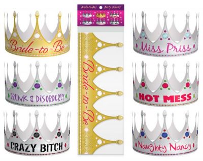 Bride To Be Bachelorette Party Crowns