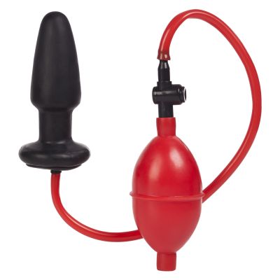 Expandable Butt Plug Black And Red