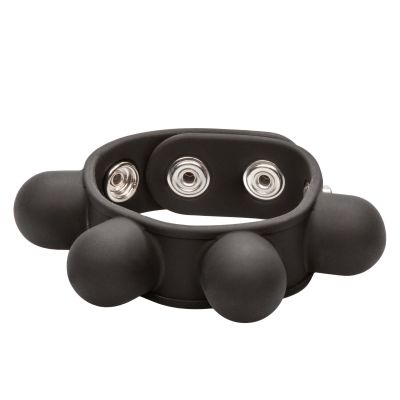 Weighted Ball Stretcher Silicone Adjustable Ring