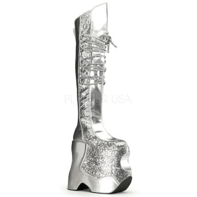 Men's Glamostein Thigh High Platform Boots