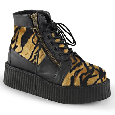 Mens Platform Zipper Creepers