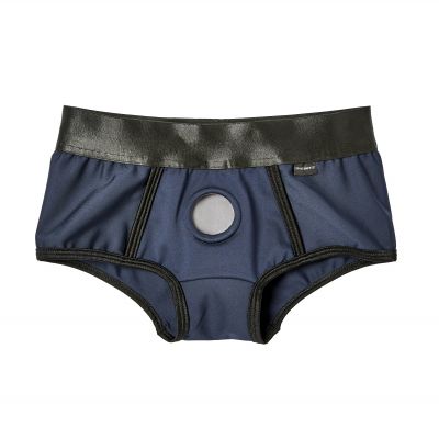 EM. EX. Active Harness Wear Fit Harness Boy Shorts Blue