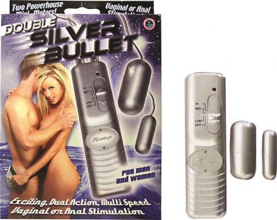 Double Silver Bullet with Remote For Men and Women