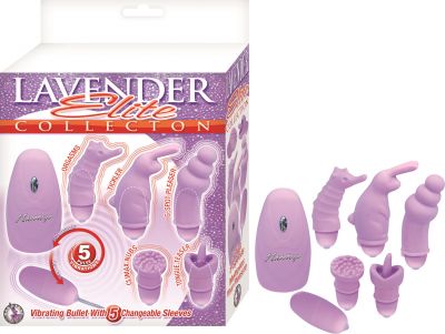 Elite Collection Vibrating Bullet 5 Changeable Sleeves