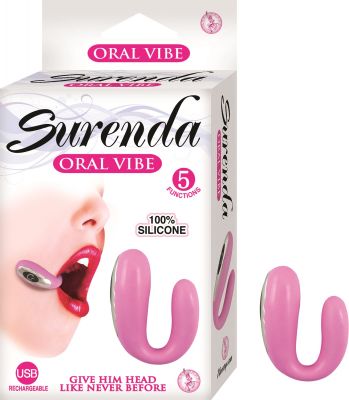 Surenda Silicone Oral Vibe Rechargeable 5 Function Waterproof 2.25 Inch