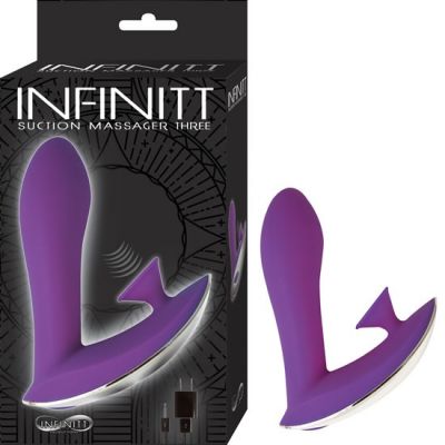 Infinitt Silicone Suction Massager Three Waterproof 4.75 Inch