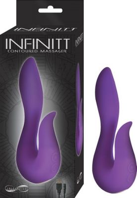 Infinitt Silicone Contoured Massager Waterproof 6.5 Inch
