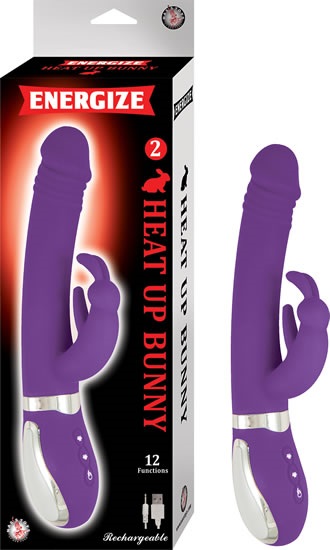 Nasstoys+Energize+Silicone+Heat+Up+Bunny+2+Waterproof+9+Inch