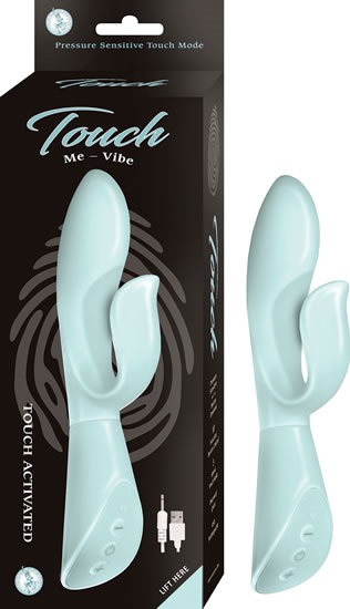 Touch+Me+Vibe+Silicone+USB+Rechargeable+Dual+Vibrator+Waterproof+8+Inch