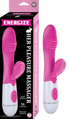 Energize Her Pleasure Massager Dual Motors Clitoral Tickler Silicone