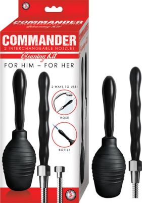 Commander 2 Interchangeable Nozzles Cleaning Kit For Him For Her