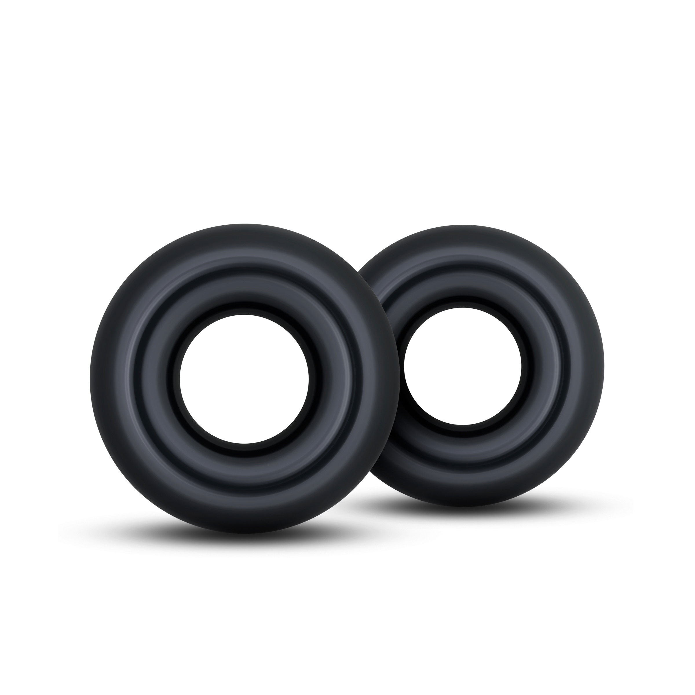 Stay+Hard+Oversized+Donut+Ring+Duo