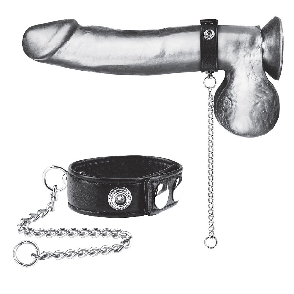 C%26B+Gear+Snap+Cock+Ring+With+Leash+12+Inch