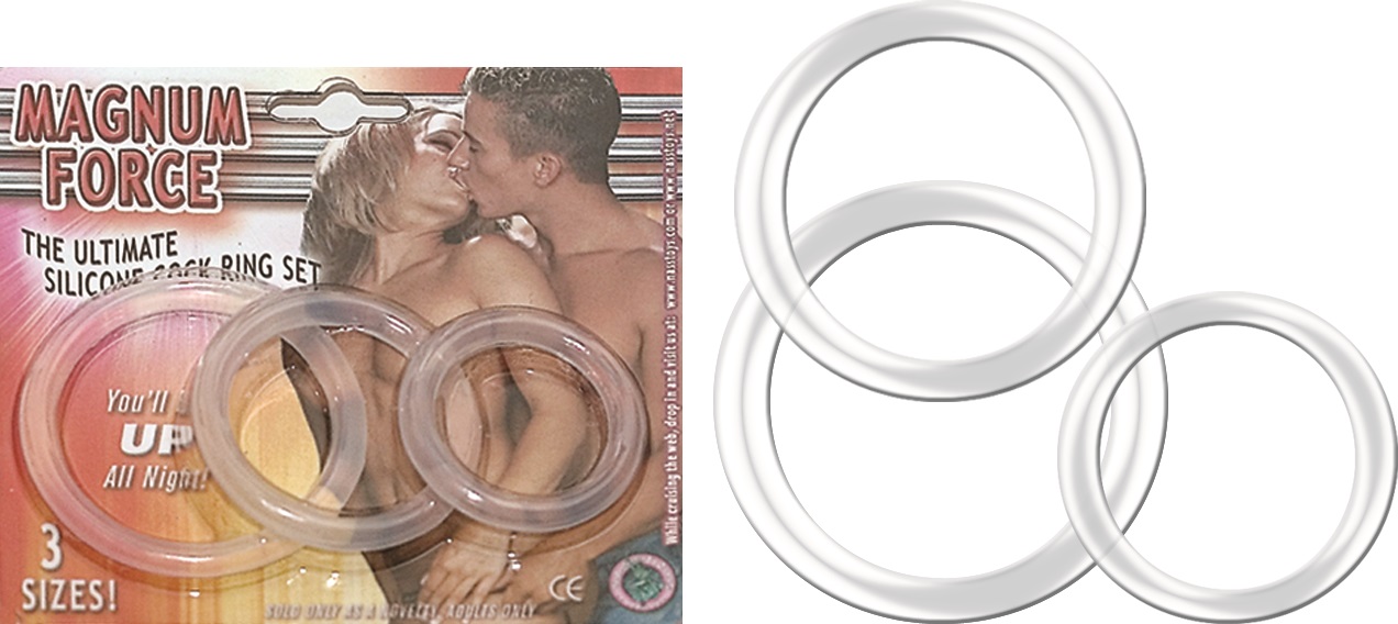 Magnum+Force+The+Ultimate+Silicone+Cock+Ring+Set+3+Sizes