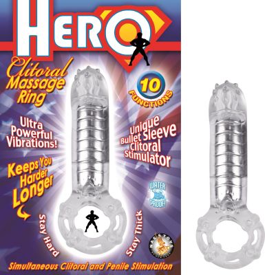 Hero Cockring & Clitoral Massager Waterproof