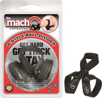 Macho 8 Style Ball Divider Cock Ring Adjustable