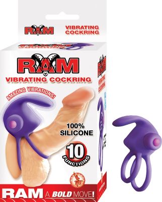 Ram Silicone Waterproof Vibrating Cock Ring