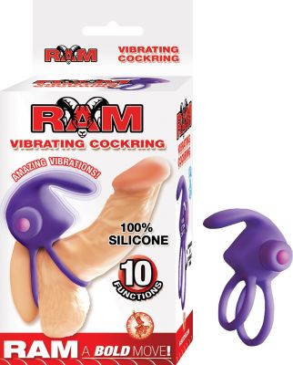 Ram Silicone Waterprroff Vibrating Cock Ring