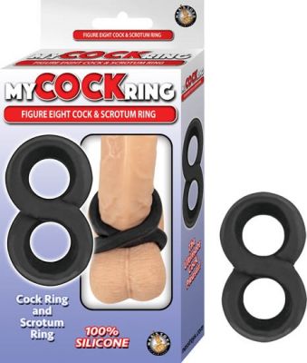 My Cockring Figure Eight Cock & Scrotum Ring Silicone
