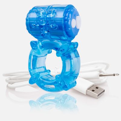 Charged Big O Rechargeable Waterproof Cock Ring Vibe