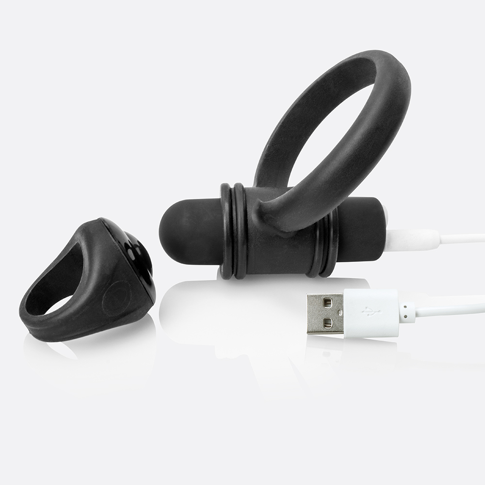 My+Secret+USB+Rechargeable+Vibrating+Silicone+Cock+Ring+Set+For+Him+Waterproof