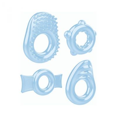 Zero Tolerance Ring A Ding Ding Cockring Set of 4 Rubber Waterproof