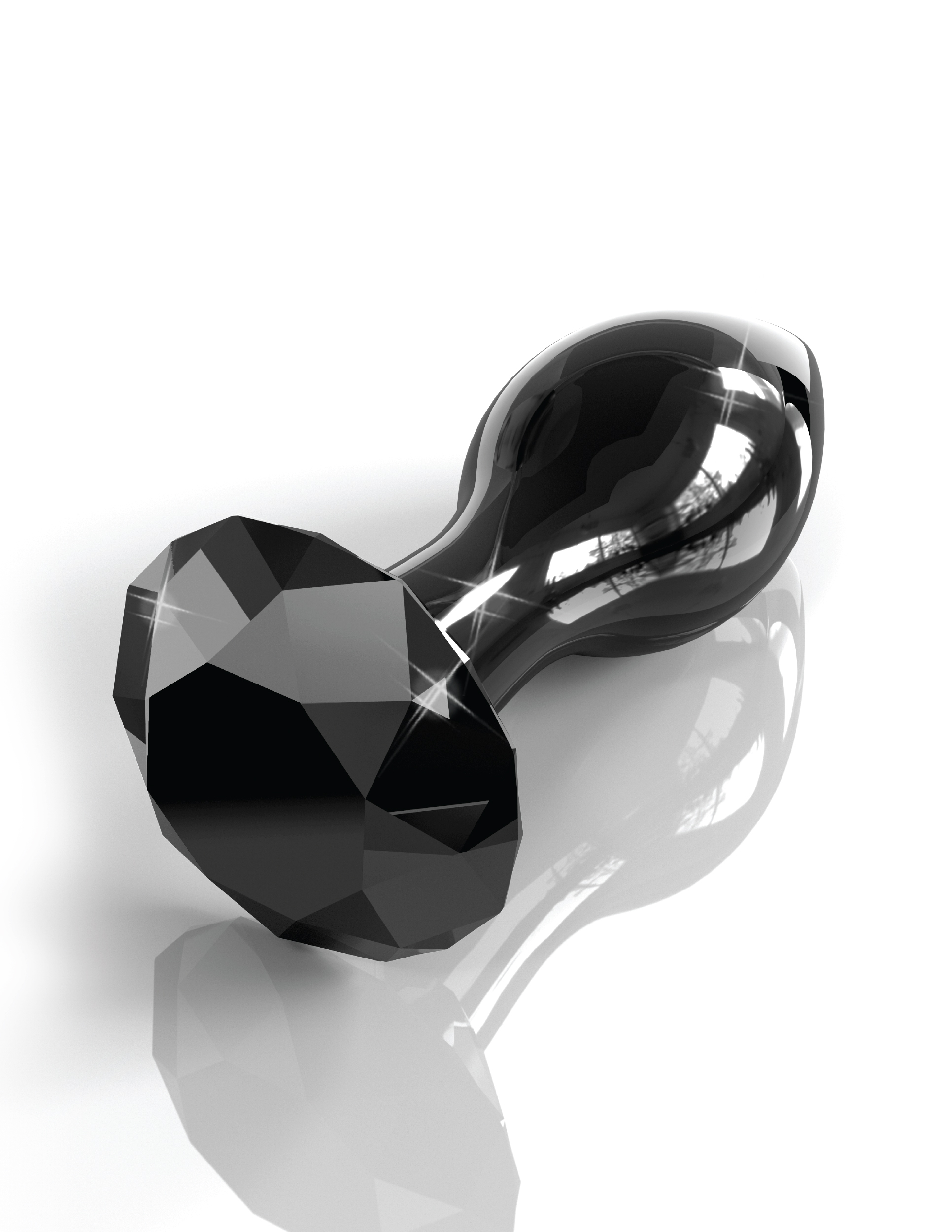 Icicles++No.+78+Black+Diamond+Anal+Plug