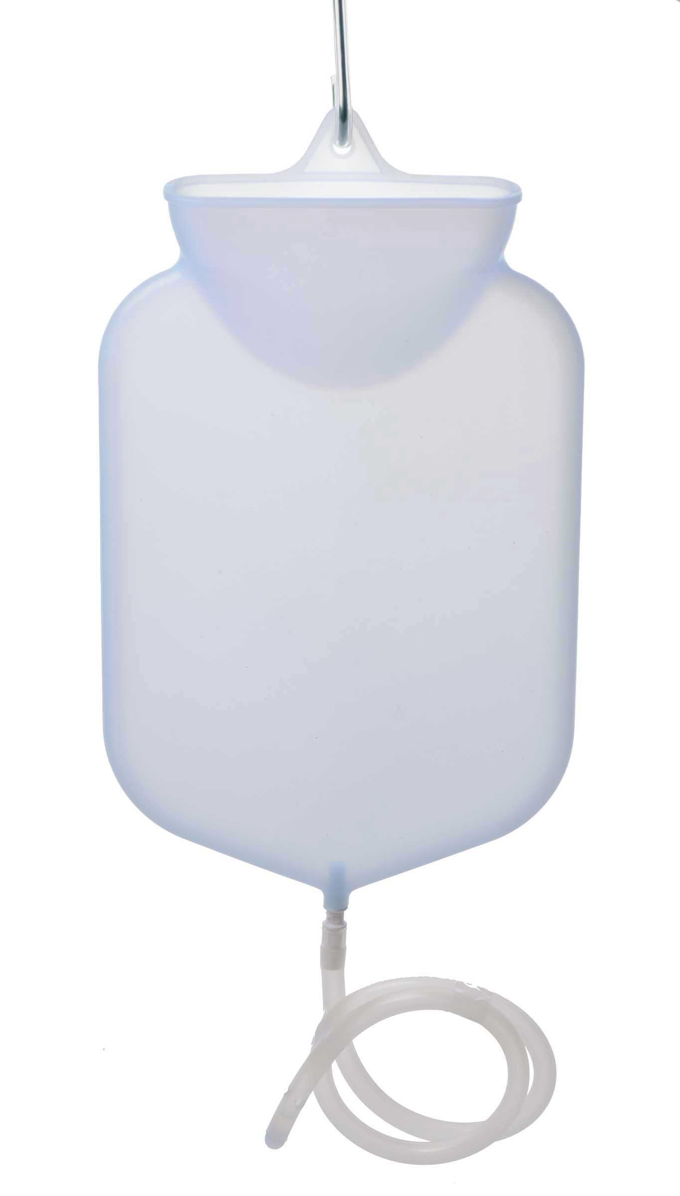 Silicone+Open+Flow+Top+Douche+and+Enema+Bag