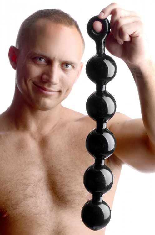 Black+Baller+Anal+Beads