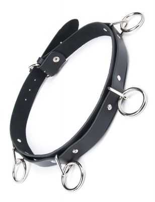 Punk Leather Bondage Belt