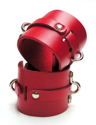 KinkLab Bondage Basics Leather Ankle Cuffs