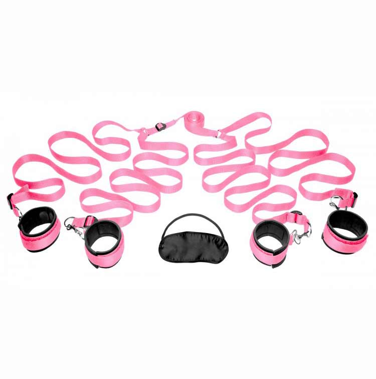 Frisky+Pink+Bedroom+Restraint+Kit