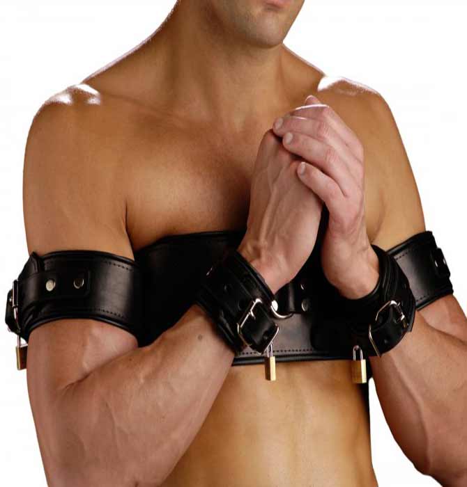 Asian oriental girls marble arch Leather bondage restraint belt