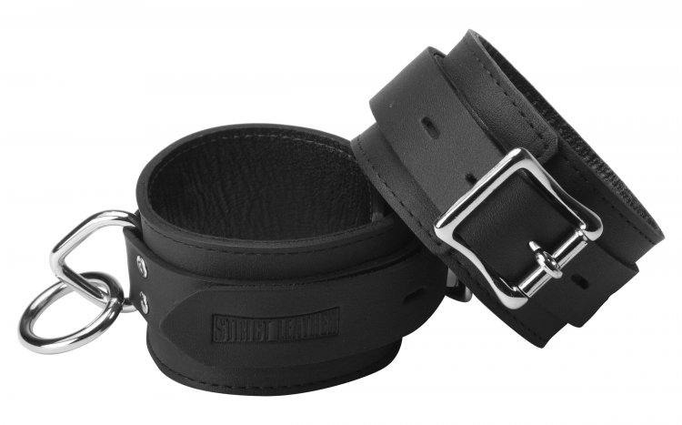 Strict+Leather+Standard+Locking+Bondage+Cuffs